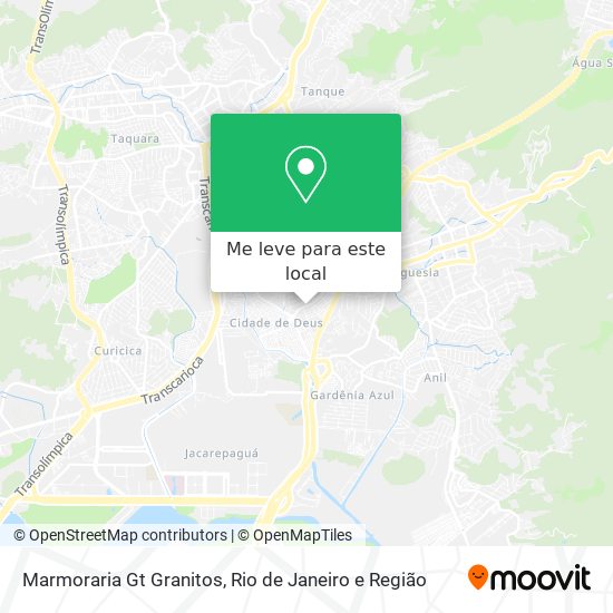 Marmoraria Gt Granitos mapa
