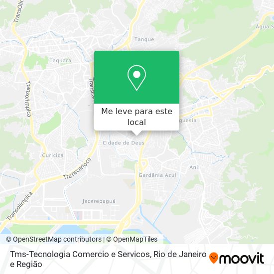 Tms-Tecnologia Comercio e Servicos mapa