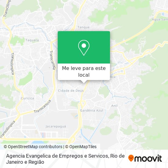 Agencia Evangelica de Empregos e Servicos mapa