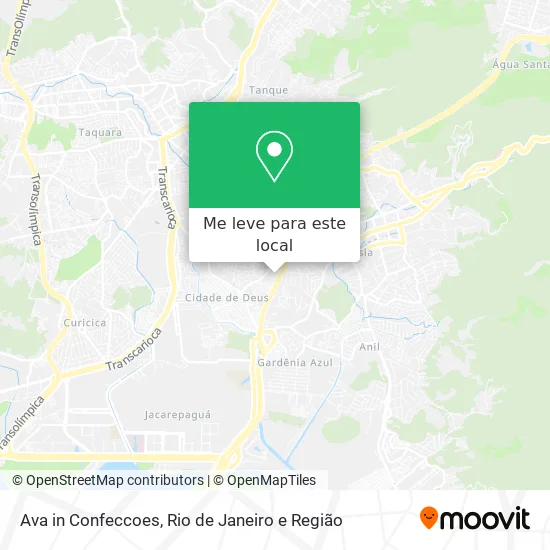 Ava in Confeccoes mapa