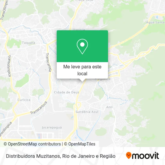Distribuidora Muzitanos mapa