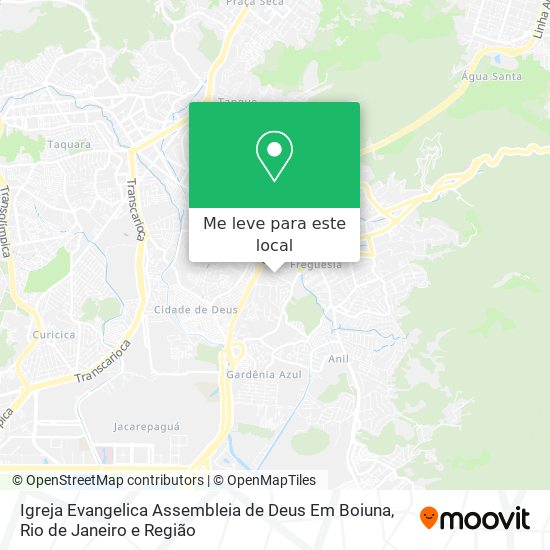 Igreja Evangelica Assembleia de Deus Em Boiuna mapa