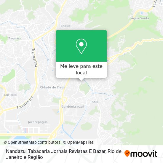 Nandazul Tabacaria Jornais Revistas E Bazar mapa