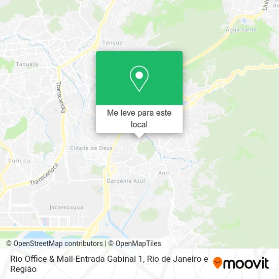 Rio Office & Mall-Entrada Gabinal 1 mapa
