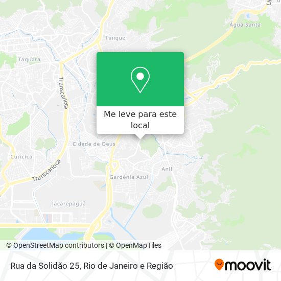 Rua da Solidão 25 mapa