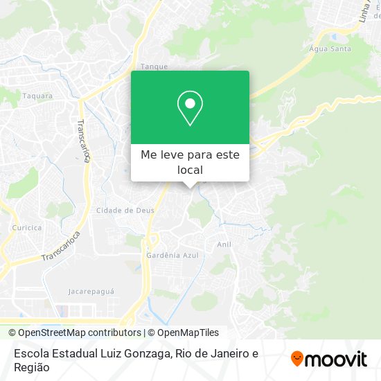 Escola Estadual Luiz Gonzaga mapa