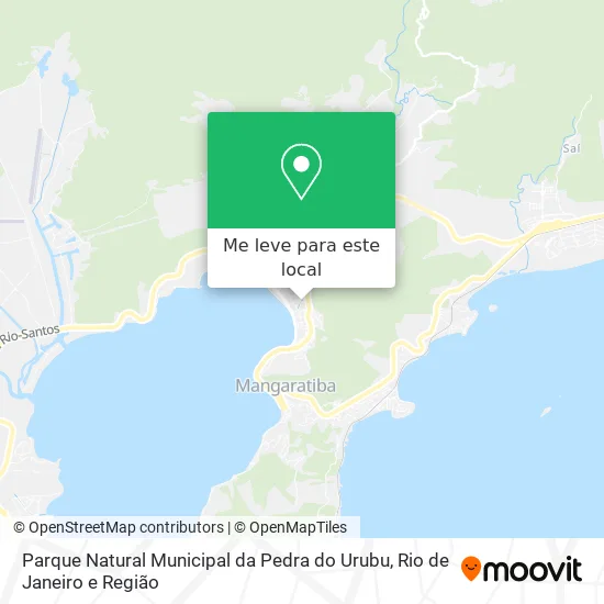 Parque Natural Municipal da Pedra do Urubu mapa