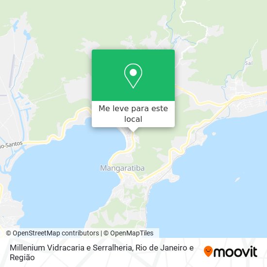 Millenium Vidracaria e Serralheria mapa