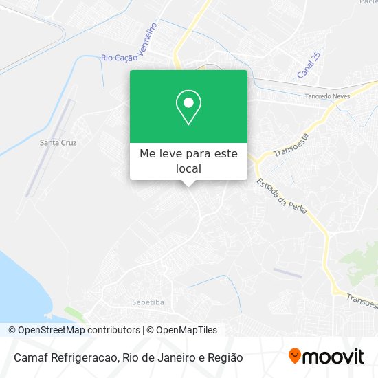 Camaf Refrigeracao mapa