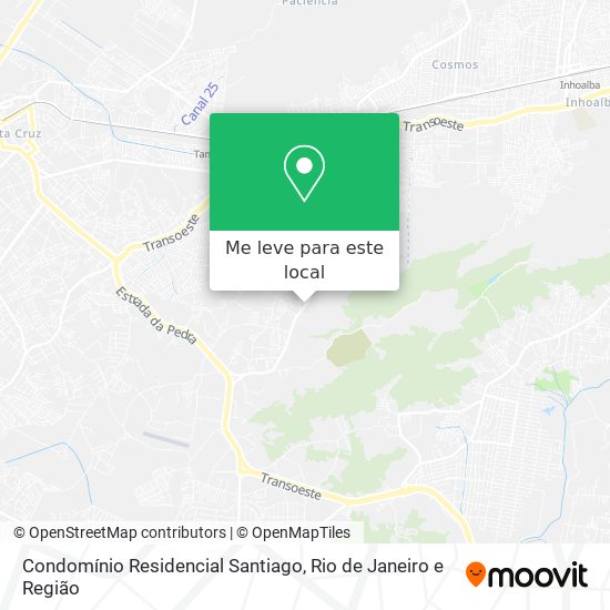 Condomínio Residencial Santiago mapa