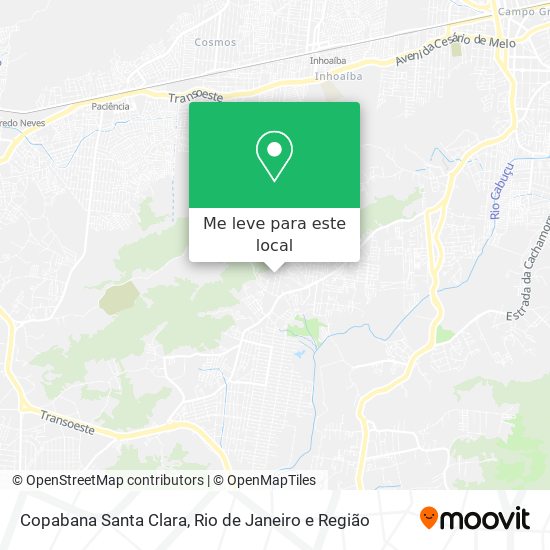 Copabana Santa Clara mapa