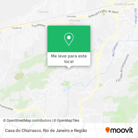 Casa do Churrasco mapa