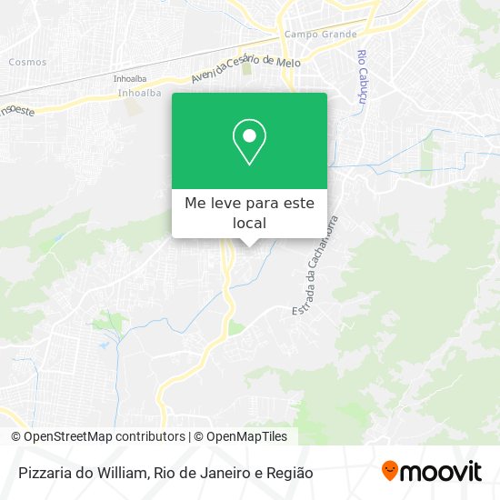 Pizzaria do William mapa