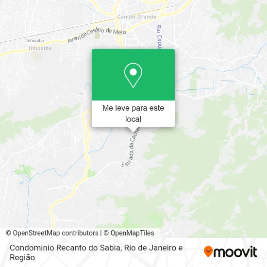 Condominio Recanto do Sabia mapa