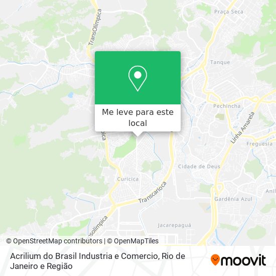 Acrilium do Brasil Industria e Comercio mapa