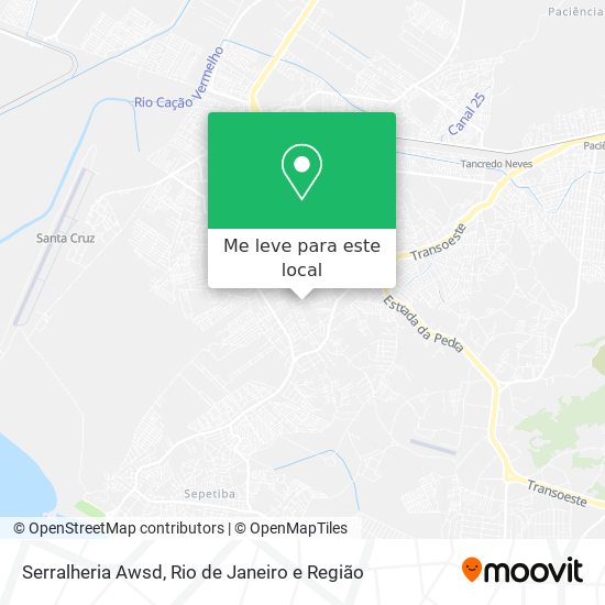 Serralheria Awsd mapa