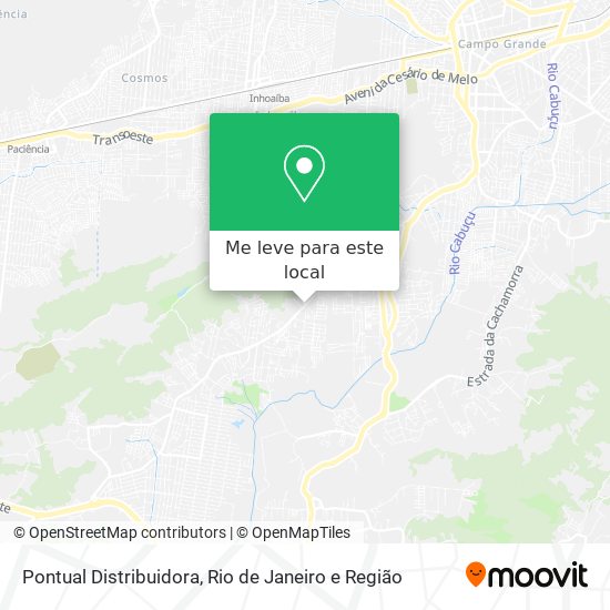 Pontual Distribuidora mapa