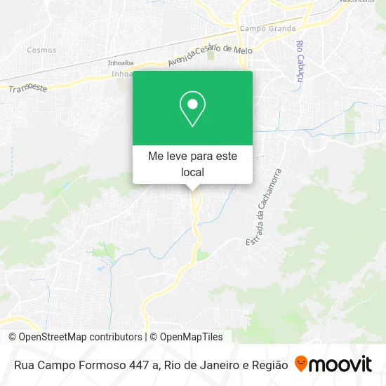 Rua Campo Formoso 447 a mapa