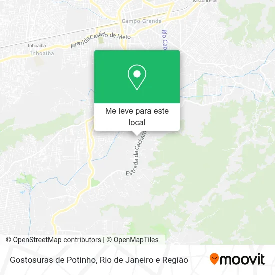 Gostosuras de Potinho mapa