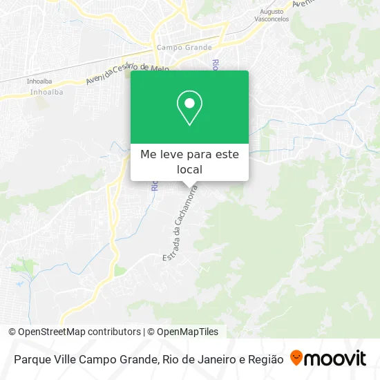 Parque Ville Campo Grande mapa