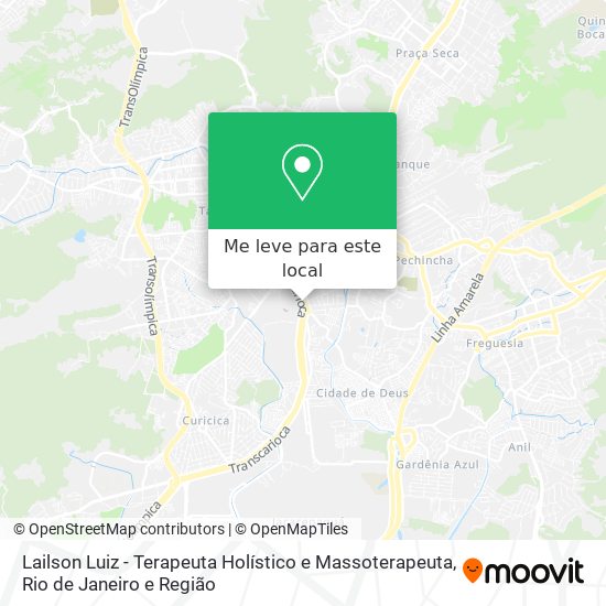 Lailson Luiz - Terapeuta Holístico e Massoterapeuta mapa