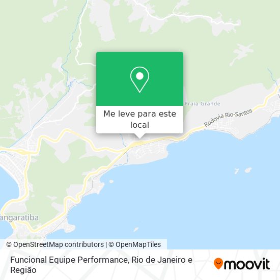 Funcional Equipe Performance mapa