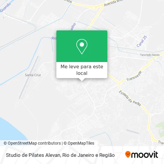Studio de Pilates Alevan mapa
