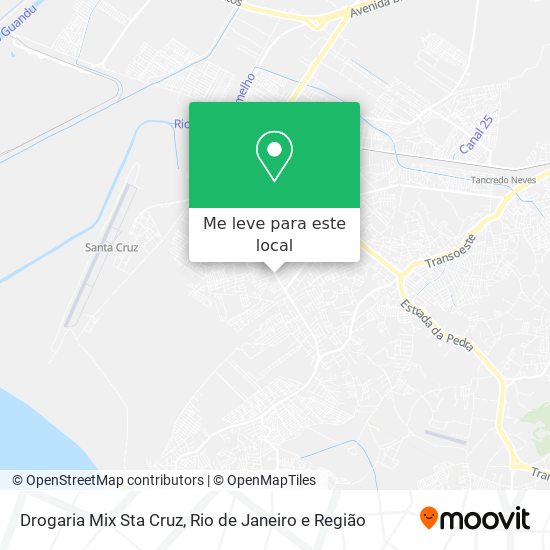 Drogaria Mix Sta Cruz mapa