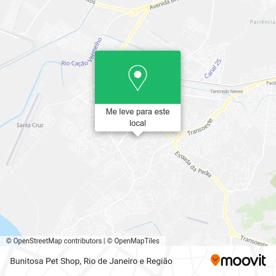 Bunitosa Pet Shop mapa