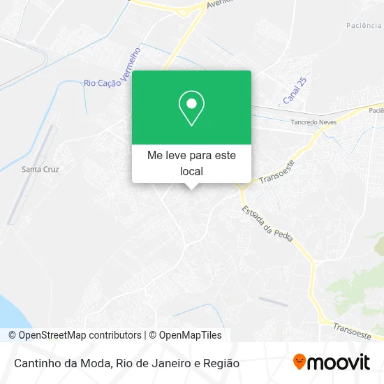 Cantinho da Moda mapa