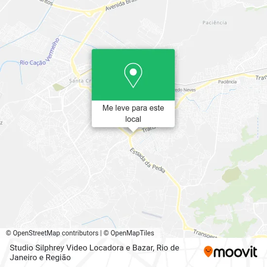 Studio Silphrey Video Locadora e Bazar mapa