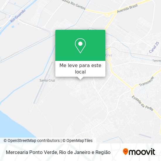 Mercearia Ponto Verde mapa