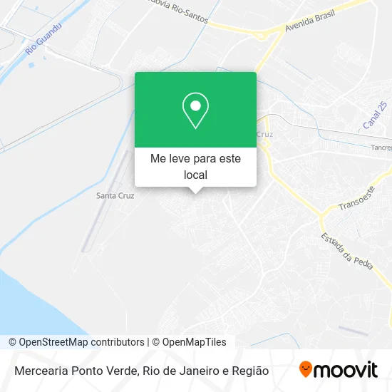 Mercearia Ponto Verde mapa