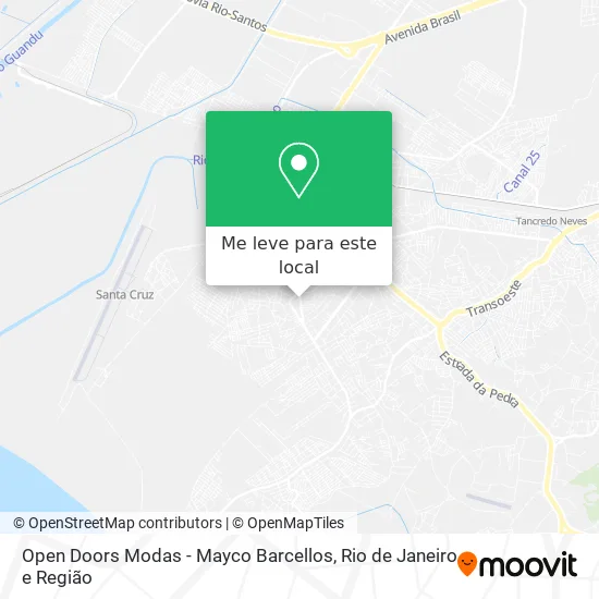 Open Doors Modas - Mayco Barcellos mapa