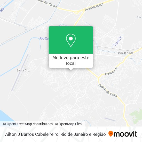 Ailton J Barros Cabeleireiro mapa