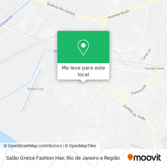 Salão Greice Fashion Hair mapa