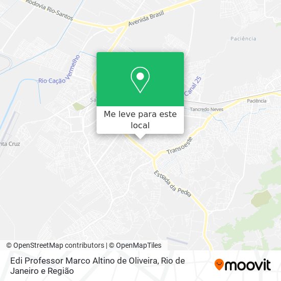 Edi Professor Marco Altino de Oliveira mapa