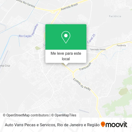 Auto Vans Pecas e Servicos mapa