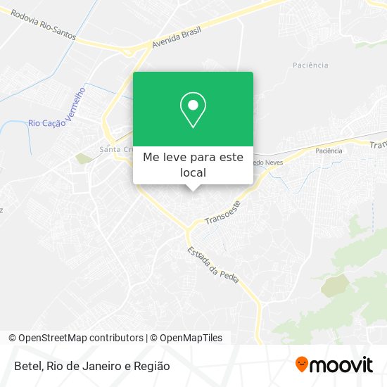 Betel mapa