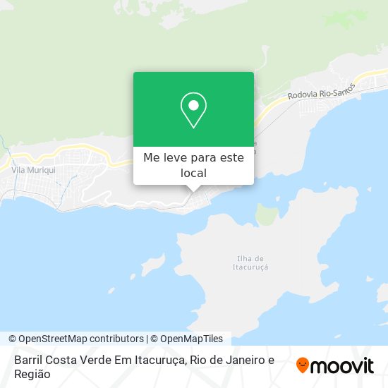 Barril Costa Verde Em Itacuruça mapa