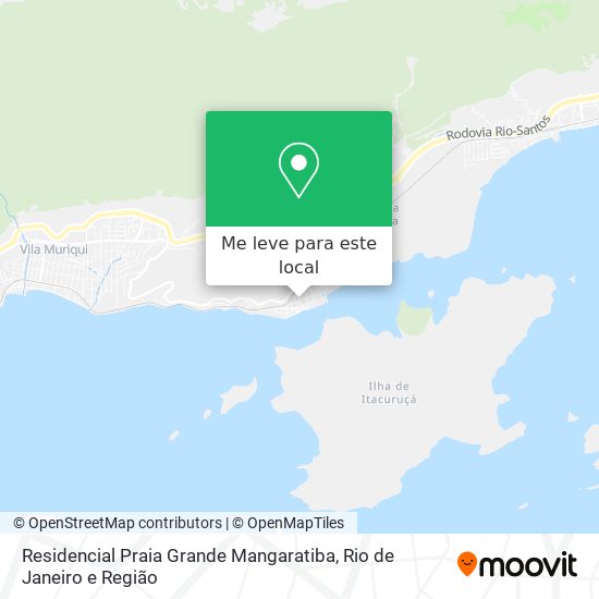 Residencial Praia Grande Mangaratiba mapa