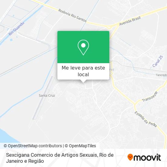 Sexcigana Comercio de Artigos Sexuais mapa