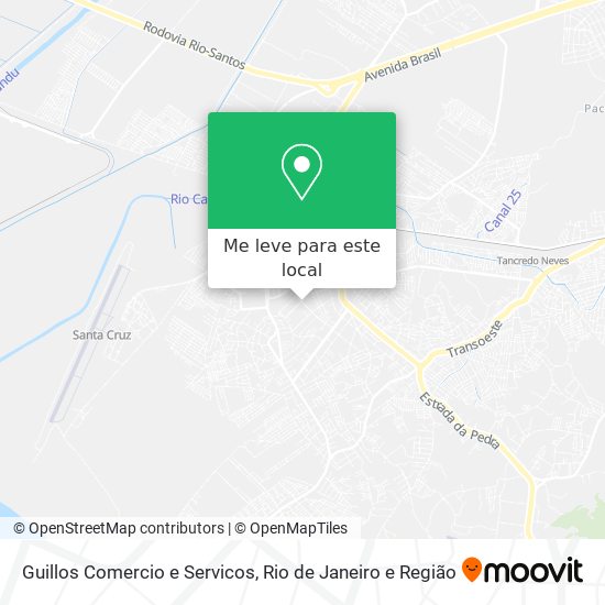Guillos Comercio e Servicos mapa