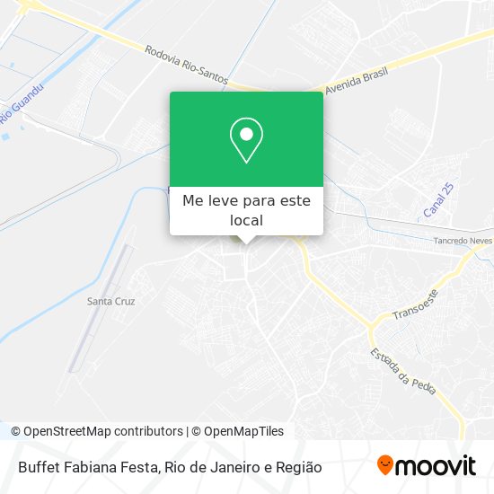 Buffet Fabiana Festa mapa