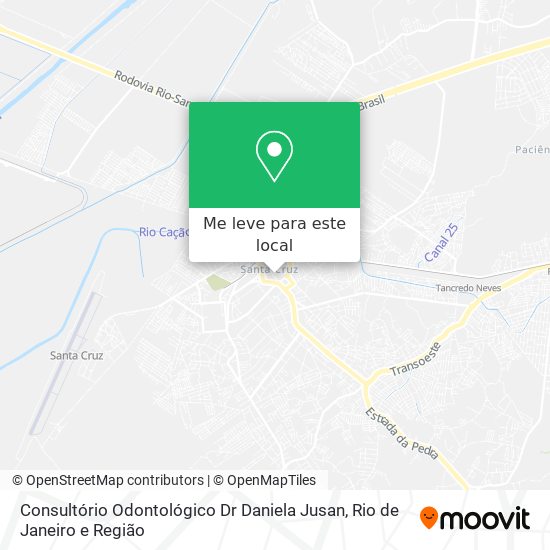 Consultório Odontológico Dr Daniela Jusan mapa