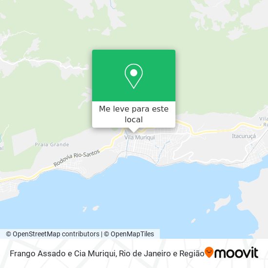 Frango Assado e Cia Muriqui mapa