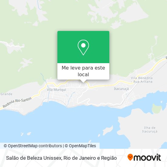 Salão de Beleza Unissex mapa