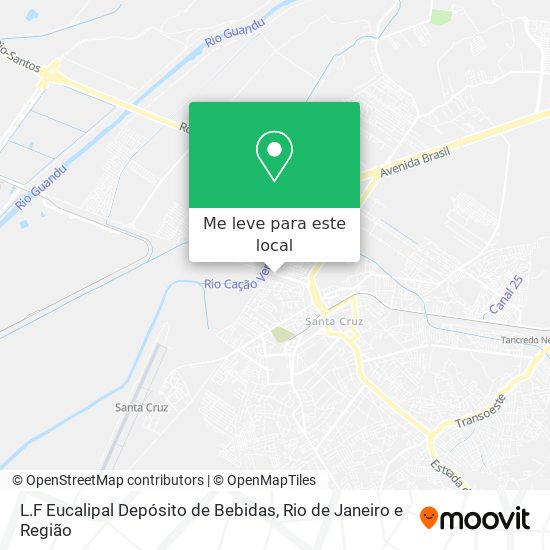 L.F Eucalipal Depósito de Bebidas mapa