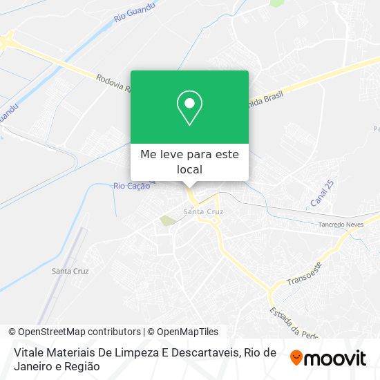 Vitale Materiais De Limpeza E Descartaveis mapa