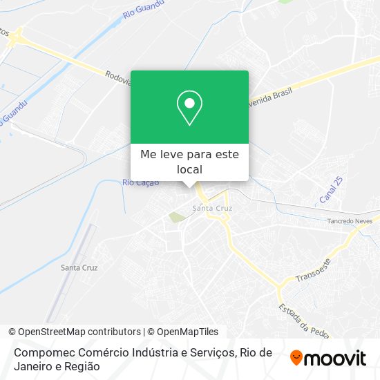 Compomec Comércio Indústria e Serviços mapa